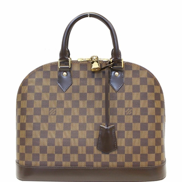 Louis Vuitton Handbags - LOUIS VUITTON Alma MM Damier Ebene Satchel Bag